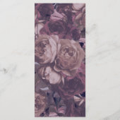 Paarse Fantasy Wedding Programme Programmakaart (Achterkant)