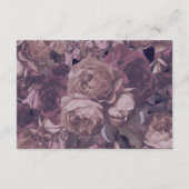 Paarse Fantasy Wedding Reception Card Informatiekaartje (Achterkant)