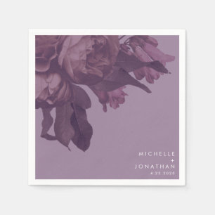 Paarse Fantasy Wedding Table Napkins Servet
