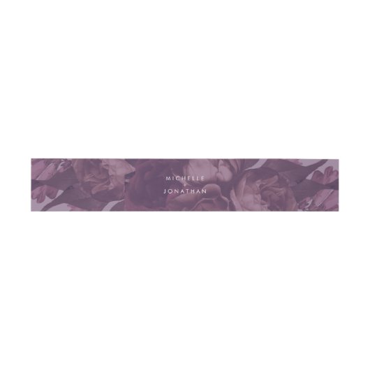 Paarse Fantasy Wedding Uitnodigingen Wikkel (Vlak)