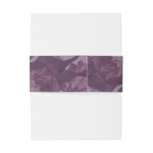 Paarse Fantasy Wedding Uitnodigingen Wikkel (Achterkant Voorbeeld)