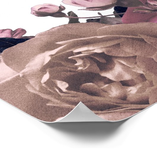 Paarse Fantasy Wedding Welcome Poster Sign (Hoek)