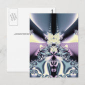 Paarse fase briefkaart (Voorkant / Achterkant)