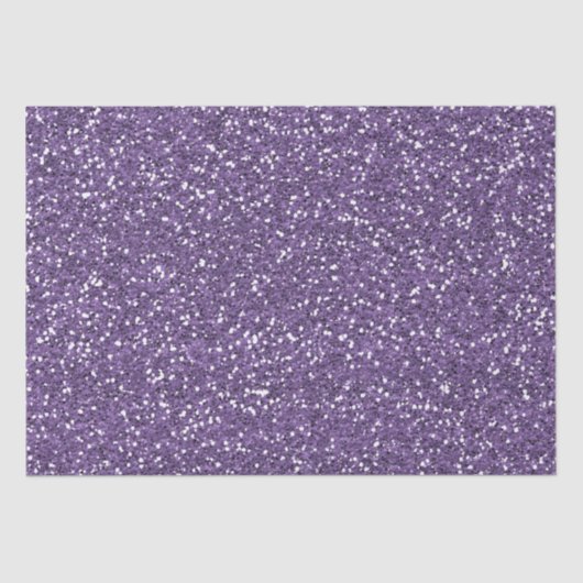 Paarse faux glitter tissuepapier (Voorkant)