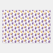 Paarse Faux Gold Inpakpapier Vel (Voorkant)