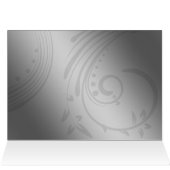 Paarse FAUX ribbon  broch Wedding (Binnen Horizontaal (Boven))