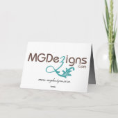 Paarse FAUX ribbon  broch Wedding Bedankkaart (Achterkant)