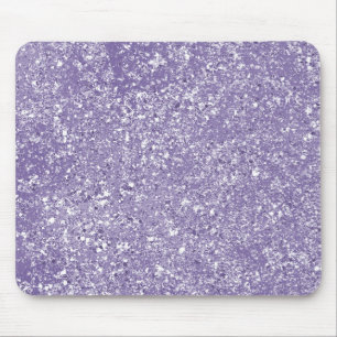 Paarse faux sprankelende glitter muismat