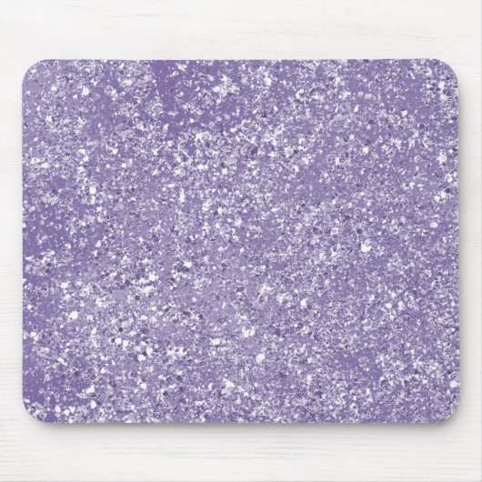 Paarse faux sprankelende glitter muismat (Voorkant)