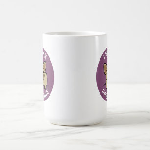 Paarse Fawn I Speak Frenchie Koffiemok
