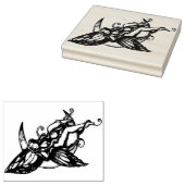 Paarse Fee Maankind Godin Maankind Rubberstempel (Gestempeld)