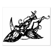 Paarse Fee Maankind Godin Maankind Rubberstempel (Afrduk)