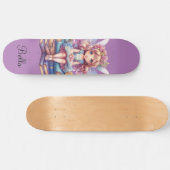 paarse fee magie persoonlijk skateboard (Horizontaal)