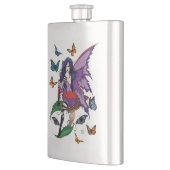 Paarse fee paddenstoel vlinders flacon (Links)