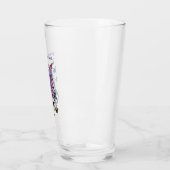 Paarse fee paddenstoel vlinders glas (Links)