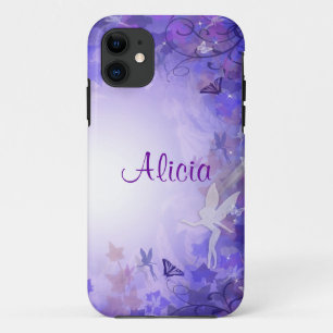 Paarse feeën Iphone case