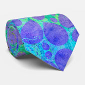 Paarse feestballonnen Blauwe Groene Abstracte Kuns Stropdas (Opgerold)