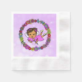 Paarse feestdag met wiet Whimsical Servet