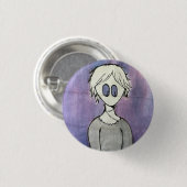 Paarse Fella-Button Ronde Button 3,2 Cm (Voorkant /achterkant)