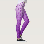 Paarse fibromyalgie Bewustzijn Leggings (Rechts)