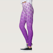 Paarse fibromyalgie Bewustzijn Leggings (Links)