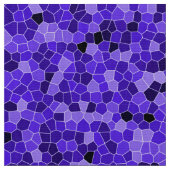 Paarse Fiesta Polyester Poplin (60" breedte) Stof (Close Up)