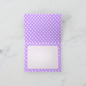 Paarse fiets kaart (Binnen)