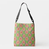Paarse Fig Crossbody Tas (Achterkant)