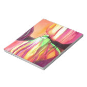 Paarse figuren origineel kunstdruppelschilderij va notitieblok (Linkerzijde)