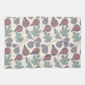 Paarse figuren theedoek (Horizontaal)