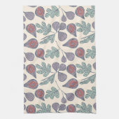 Paarse figuren theedoek (Verticaal)