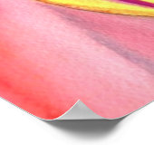 Paarse figuren waterverf origineel kunstdruppelsch poster (Hoek)