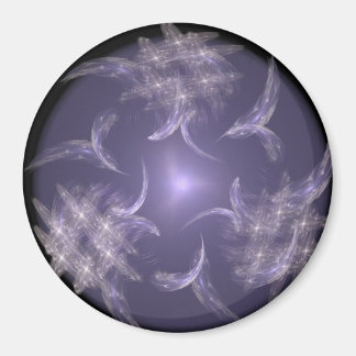 Paarse Filigree Magneet