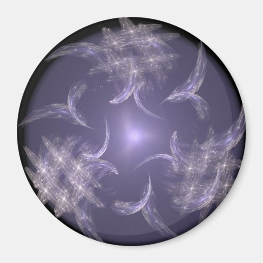 Paarse Filigree Magneet (Voorkant)