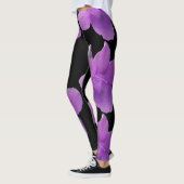 Paarse Filipijnse Violet zwart Leggings (Links)