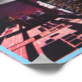 Paarse film collage Poster (Hoek)