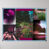  Paarse film collage Poster (Voorkant)