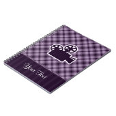 Paarse filmcamera notitieboek (Linkerzijde)