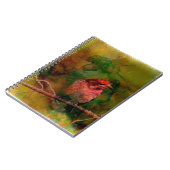 Paarse Finch Notitieboek (Linkerzijde)