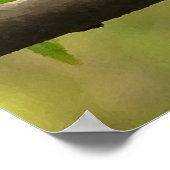 Paarse Finch Poster (Hoek)