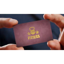 Paarse Fitness - persoonlijk trainer Kettlebell Ba Visitekaartje