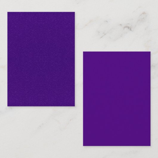 Paarse Flat Note Kaart Set – Solid & Noise (Aangep Notitiekaartje (Voorkant / Achterkant)