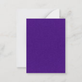 Paarse Flat Note Kaart Set – Solid & Noise (Aangep Notitiekaartje (Voorkant)