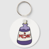 Paarse fles vergif sleutelhanger (Achterkant)