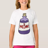 Paarse fles vergif t-shirt (Voorkant)