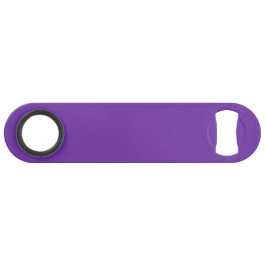 Paarse flesopener met tekst op maat bar cadeau sle speed flessenopener