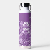 Paarse flessenwaterfles waterfles (Voorkant)