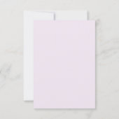 Paarse Fleur De Lis Bruiloft Save The Date (Achterkant)