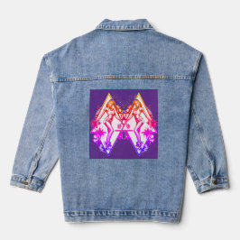 Paarse flip T&T-hip Denim Jacket