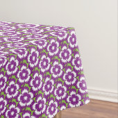  paarse flora Dianthus Barbatus patroon Tafelkleed (Voorbeeld)